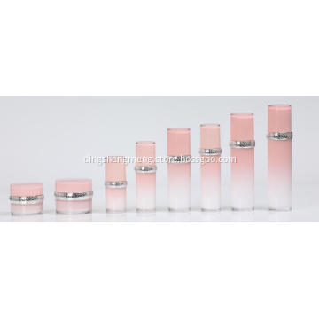 Factory Supply Straight Round Acrylic Bottles